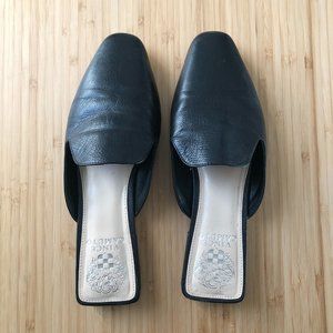 Vince Camuto Black Mules - Kitten Heel - Slide - Women's 7